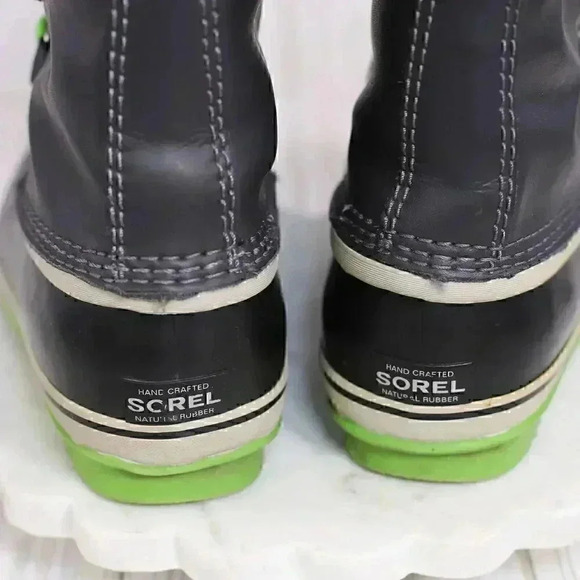 Sorel Boots size 6 Womens Grey/Green Yoot Pac Waterproof Snow Winter NY1880-011 - Picture 3 of 10